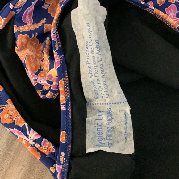 J. Crew Halter cutout one-piece in painted block print Floral Cutout New Size 14 - Picture 6 of 11